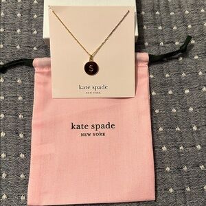 Kate Spade "S" Initial - One In A Million Necklace